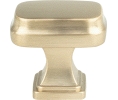 Pro Value Series SZPF2-SCP Preferreds Series Zinc Die Cast Round Knob, 1-5/16" Diameter - Satin Champagne Finish