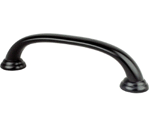 Pro Value Series SZPF4-MB Preferred Series, Zinc Die Cast Pull, 3-3/4" Center to Center - Matte Black Finish