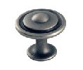 Pro Value SZPR1-WN Premiere Series, Zinc Die Cast Bullseye Knob, 1-1/4" Diameter - Weathered Nickel Finish