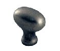 Pro Value SZSE2-WN Select Series, Zinc Die Cast Football Knob, 1-3/16" Length - Weathered Nickel Finish