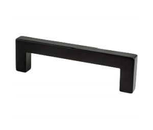 Pro Value Series SZSQ96-MB Modern Square Pull Series, Aluminum Square Pull, 3-25/32" Center to Center - Matte Black Finish