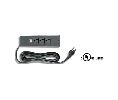 Pro Value SZ918PB32U-2A Outlet Strip, 8-1/8" Length, 125V AC, Black Finish