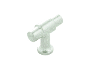 Würth SZ98SN PRO LUXE Series, T-Knob, 1-5/8" Length, Zinc, Satin Nickel, Box of 10