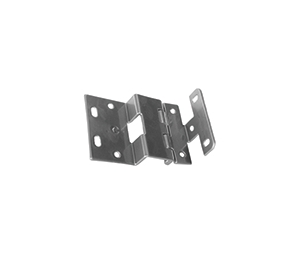 Pro Value Series IH76-26D Overlay Hinges, 5 Knuckle, Economy Import, Dull Chrome, Pair