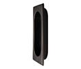 CSHardware QGDAFP4134U19 Rolling Barn Door Hardware Accessory, 4" Recessed Flush Pull - Black Finish