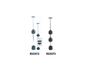 Rev-A-Shelf RS3072-04-6  Full Round- Two Shelf Hardware Kits for 24" & 28" Shelves - Zinc Finish - 6 per box