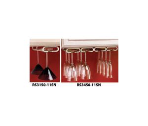 Rev-A-Shelf RS3150-11ORB  Stemware Rack, Single Row, 11" Deep - Oil Rubbed Bronze Finish