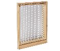Rev-A-Shelf RS434BF-3SS  Filler with Perforated Stainless Steel Panels, 3" Width - Maple Finish