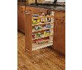 Rev-A-Shelf RS448-BCBBSC-5C  Base Cabinet Organizer, With Soft Close Drawer Slides, 5" Width - Wood Finish