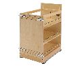 Rev-A-Shelf RS448-BCSC-11C  Base Cabinet Organizer, With Blum Soft Close Drawer Slides, 11" Width - Wood Finish