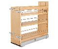 Rev-A-Shelf RS448-BDDSC-11C  Base Organizer w/Blum Soft-Close, Reduced Height, 11" Width