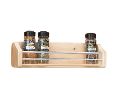 Rev-A-Shelf RS4ASR-15BIN Spice Rack Bins, Wood - Each