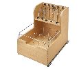 Rev-A-Shelf RS4FSCO-18SC-1  Food Storage Container Organizer, for 18" Base Cabinet