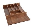 Rev-A-Shelf RS4WCT-WN-1SH  Cutlery Tray Insert For Frameless Cabinets - Walnut Finish