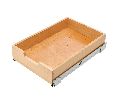 Rev-A-Shelf RS4WDB4-PIL-18SC-1  Pilaster Drawer with Blum Soft-Close Slides Only, 4"H Drawer