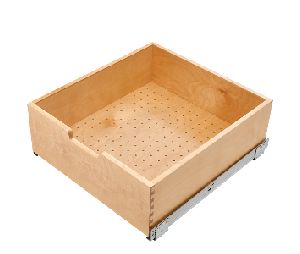 Rev-A-Shelf RS4WDB7-18SC-1  Wood Drawer Pull-Out with Blum Soft-Close, 8" Height