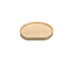 Rev-A-Shelf RS4WLS201-20-8  20" D-Shaped Lazy Susans, Independently Rotating, Single Shelves - Natural Maple Finish - 8 per box