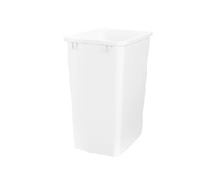 Rev-A-Shelf RS51-35-211  Replacement Containers with Lids, 35 QT Capacity - White Finish - 1 Pair