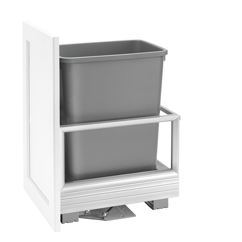 RevAShelf RS51491550DM117 Bottom Mount Trash PullOut with Soft