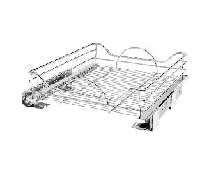 Rev-A-Shelf RS5730-15CR  Pull-Out Wire Basket, Soft-Close Slides - Chrome Finish
