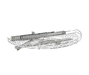 Rev-A-Shelf RS5881-33CR-1 33-29/32" Single Wire Half Moon Pull-Out - Chrome Finish