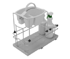 Rev-A-Shelf RS5CC-915S-11-1  Cleaning Caddy Pull-Out w/Soft-Close - White Finish