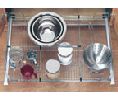 Rev-A-Shelf RS5DIV-CR  Tray Divider, 5 Chrome Arms, 10 Fastening Clips