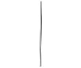 Rev-A-Shelf RS6000-05-7200-2  72" Lower Shaft Assembly - Bright Zinc Finish
