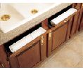 Rev-A-Shelf RS6572-11-11-4  Plastic Sink Tip-Out Trays, Standard Depth, No Tab Stops - White Finish - 20 Pairs per box