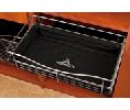 Rev-A-Shelf RSCBL-181411-B Cloth Liner for Pull-Out Baskets, 14" Depth, 11" Height, 18" Width, Black Finish