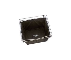 Rev-A-Shelf RSCHBI-242018 Wire Basket Cloth Liner, 20" Depth, 18" Height, 24" Width, Black Finish