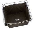 Rev-A-Shelf RSCHBI-242018 Wire Basket Cloth Liner, 20" Depth, 18" Height, 24" Width, Black Finish