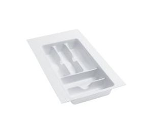 Rev-A-Shelf RSGCT1W  Drawer Tray Insert, Cutlery Organizer - Glossy White Finish
