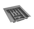 Rev-A-Shelf RSGCT-4S-52  Drawer Tray Insert, Cutlery Organizer - Glossy Silver Finish