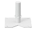 Rev-A-Shelf RSLD20BM1-04-10  Bottom Mount Lazy Susan Hardware Components, Single Shelf Hardware - White Finish - 10 per box