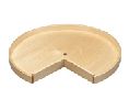 Rev-A-Shelf RSLD4BW-942-28-1  28" Wood Pie Cut Lazy Susans, Dependently Rotating, Two Shelf Set - Maple Finish