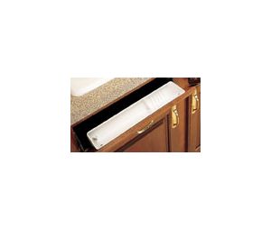 Rev-A-Shelf RSLD6591-30-15-1  Plastic Sink Tip-Out Tray, Standard Depth, No Tab Stops - Almond Finish
