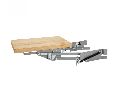 Rev-A-Shelf RSML-MPHDSCCR-18  Base Cabinet Mixer Lift w/Maple Wood Shelf and Soft-Close