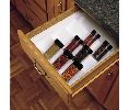 Rev-A-Shelf RSST-2GW-52  Drawer Tray Inserts, Plastic Spice Tray - Glossy White Finish