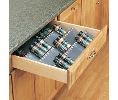 Rev-A-Shelf RSST50-21S-52  Drawer Tray Inserts, Plastic Spice Tray - Silver Finish