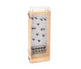 Rev-A-Shelf RS444-BBSCWC-5SS Wall Cabinet Organizer-Ball Bearing, with Soft-Close Full Extension Slide For Framed 9" Cabinet