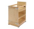 Rev-A-Shelf RSWF448-BCSC-5C Base Cabinet Organizer, With Blum Soft Close Drawer Slides, 6-1/2" Width - Wood Finish