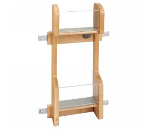 Rev-A-Shelf RS4VR-18-1 Vanity Door Mounted Storage Rack, For 18" Base Cabinet Doors