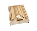Rev-A-Shelf Corporation RS4WCCB-18HSC-1 18" Face Frame Cut-Out Cutting Board Drawer with BLUMOTION Soft-Close Slides
