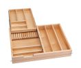 Rev-A-Shelf Corporation RS4WTCD-30HSC-1 27" Tiered Cutlery Drawer, for Face Frame Construction, with BLUMOTION Soft-Close Slides - Natural Maple
