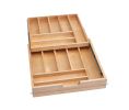Rev-A-Shelf Corporation RS4WTCD-572HFL-1 22-1/2" Tiered Cutlery Drawer, for Frameless Construction, No Slides - Natural Maple