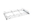 Rev-A-Shelf RS5WBR-18CR-1 Sidelines Wine/Bottle Rack Pull-Out, 18" Width - Polished Chrome Finish