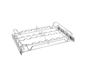 Rev-A-Shelf RS5WSCR-18CR-1 Sidelines Spice/Can Rack Pull-Out, 18" Width - Polished Chrome Finish