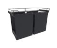 Rev-A-Shelf Corporation RSCSOHSL-30-1 Canvas Hamper Pull-Out, 30' Width - Black Color