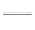Rev-A-Shelf RSCSRSL-18BZ-1 Sidelines Deluxe Shoe Rail, 17" Width - Bronze Finish